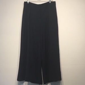 Elevenses Navy Blue Wide Leg Pants